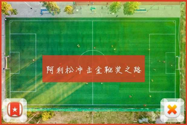 阿利松冲击金靴奖之路